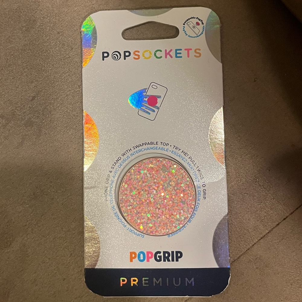 Popsockets  POPGRIP Premium (sparkle rose)